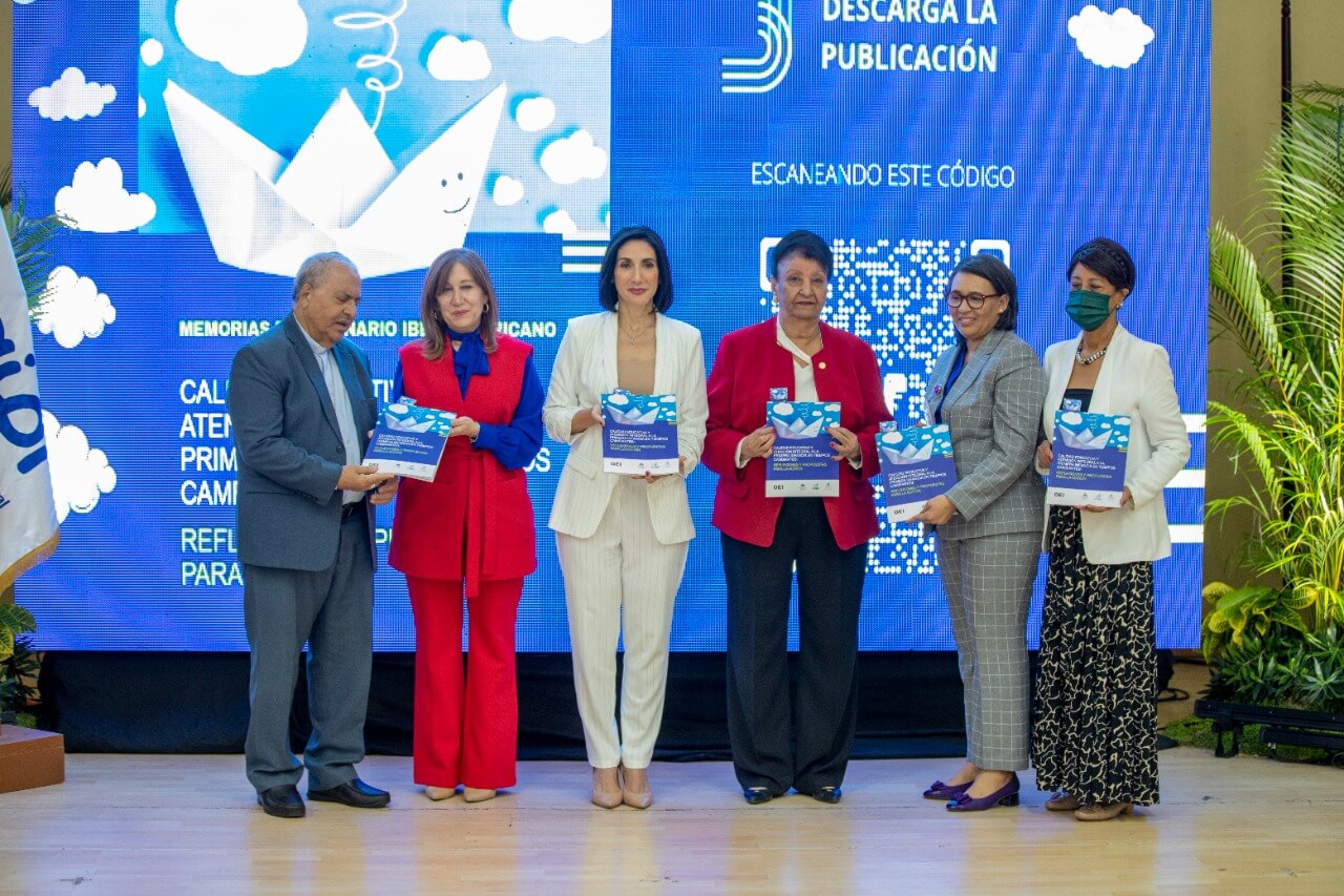 OEI, Gabinete de Niñez y Adolescencia, Inaipi y el Ministerio de Educación lanzan documento con reflexiones y propuestas para la Calidad Educativa y Atención Integral a la Primera Infancia.